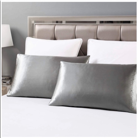 🎀 Silk/Satin Pillowcases 2 Queen/Standard NEW - Picture 2 of 3